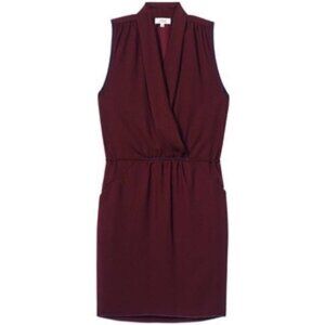 Aritzia Wilfred Sibene Dress Maroon Size XSmall